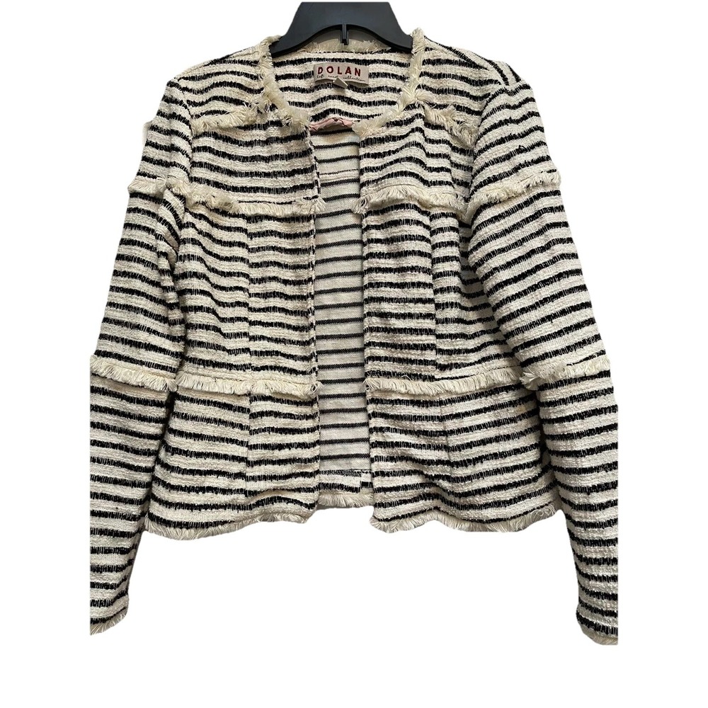 Dolan Left‎ Coast Collection Anthropologie Fringe Trimmed Jacket Size S